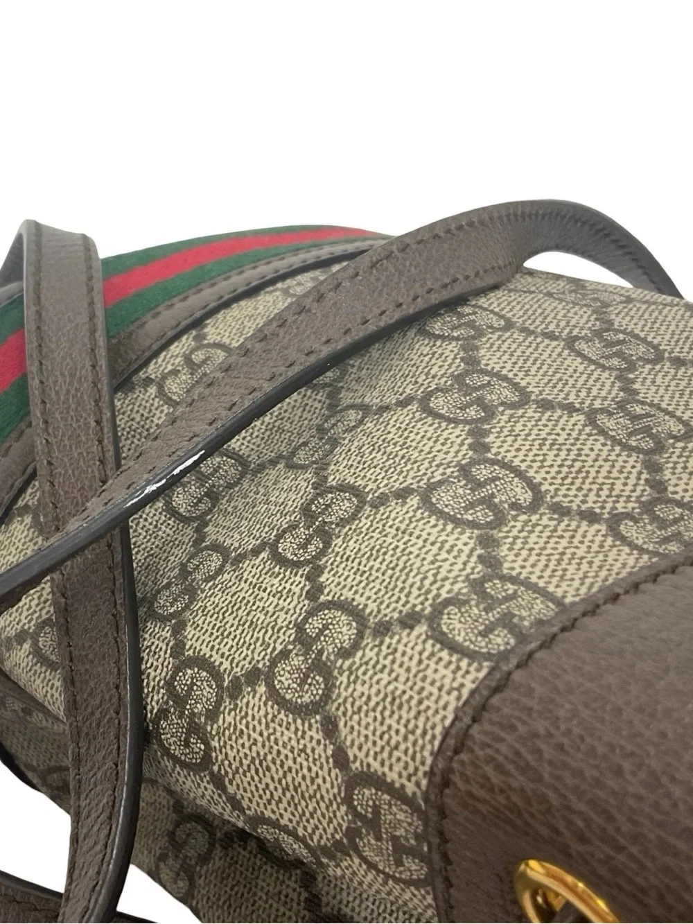 Gucci Mini Ophidia GG Supreme Bucket Bag - Picture 11 of 16